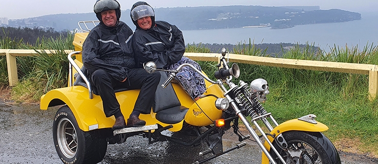 A surprise 50th birthday tour. A present for a son-in-law. Sydney Australia