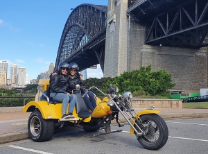 A surprise 50th birthday trike tour. Sydney Australia
