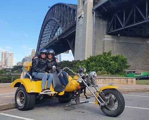 A surprise 50th birthday trike tour. Sydney Australia