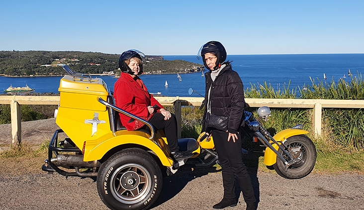 A bucket list trike tour around the north shore of Sydney.