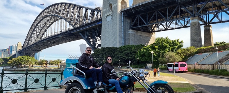 Sydney Harbour trike tour. Australia