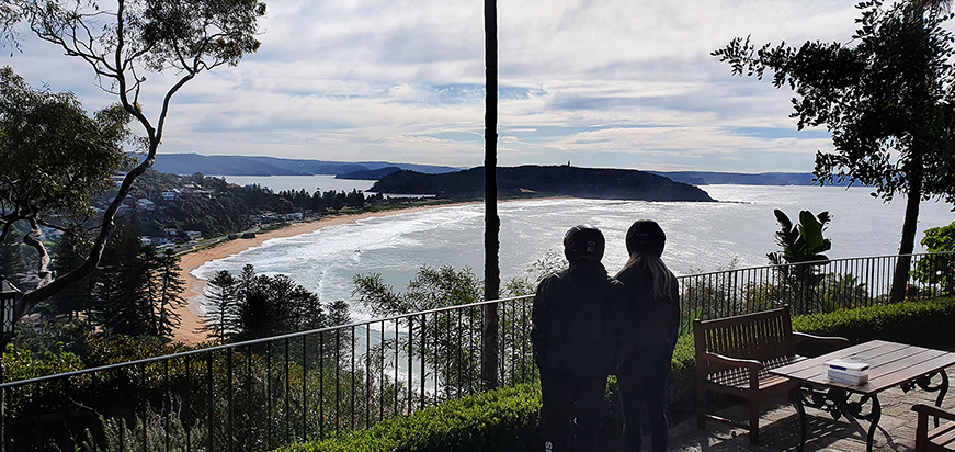 A northern peninsula trike tour, north of Sydney. It took in Palm Beach, Whale Beach and Pittwater.
