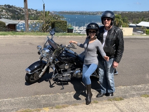 Harley ride around Northern Beaches, Sydney
