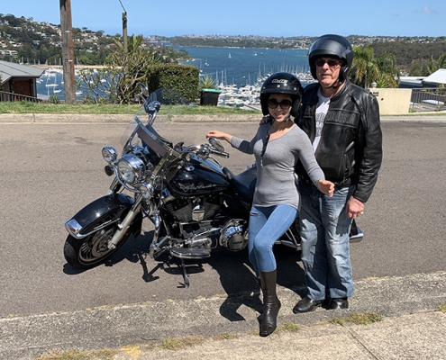 Harley ride around Northern Beaches, Sydney