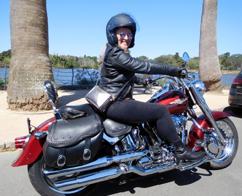 Harley tour birthday celebration, Sydney Australia