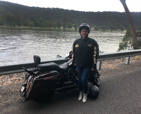 A surprise 40th birthday Harley tour. North west of Sydney Australia