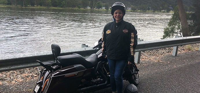 A surprise 40th birthday Harley tour. North west of Sydney Australia