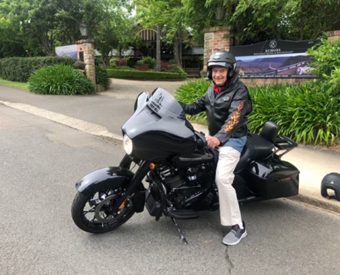 A Harley tour of the Blue Mountains, west of Sydney. It was a big success.