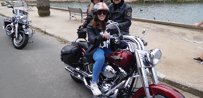 A fun Harley tour in Sydney. Our passengers second tour with us.