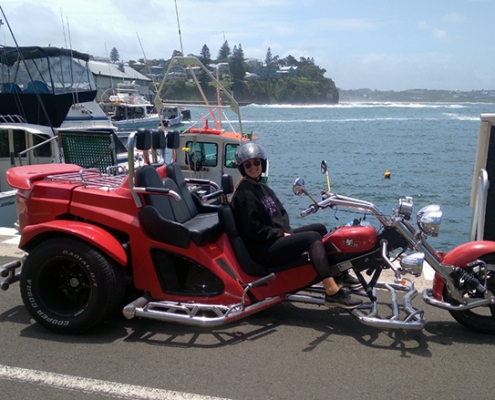 A trike tour birthday surprise. Kiama NSW