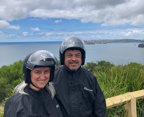 A Manly Gift voucher tour, Sydney Australia. On a trike.