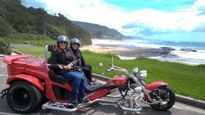 The trike tour, Southern Spectacular birthday tour, south of Sydney