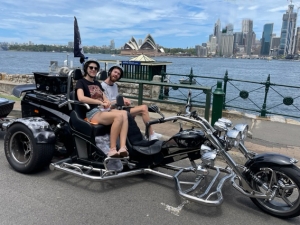 A disability passenger trike tour. Sydney Australia