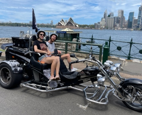 A disability passenger trike tour. Sydney Australia