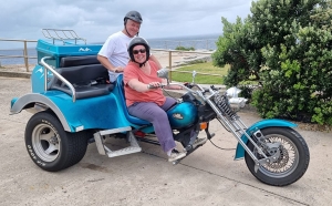 Exploring Sydney on a trike tour.