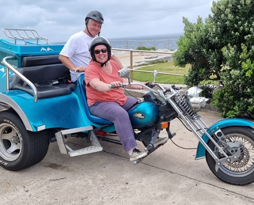 Exploring Sydney on a trike tour.