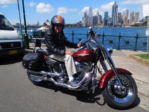A birthday gift Harley tour, Sydney