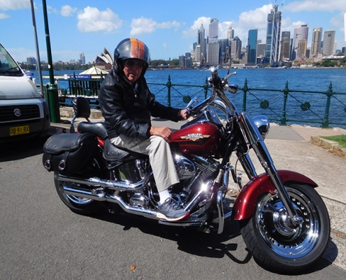 A birthday gift Harley tour, Sydney