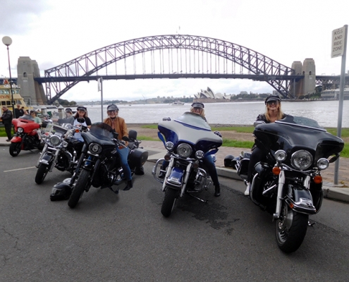 A birthday celebration Harley ride. Sydney Australia