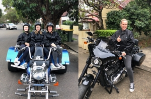 Harley and trike birthday tour. Sydney Australia.