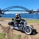 Harley ride celebration, it made their anniversary special. Sydney Australia.