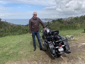 Harley tour of northern beaches, Sydney Australia.