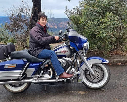 A Blue Mountains Harley ride. Australia.