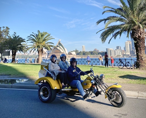 Mother's Day present trike tour was the best ever present. A tour along the east coast of Sydney, past some famous beaches.