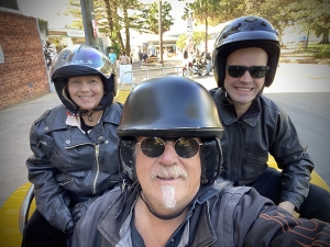 A corporate Harley + trike transfer through Sydney Australia. The passengers saw so many beautiful and hidden areas of the posh Eastern Suburbs.
