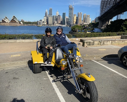The Sydney disability trike tour was a huge success. Our passengers loved the experience and seeing the sights of Sydney - the fun way!