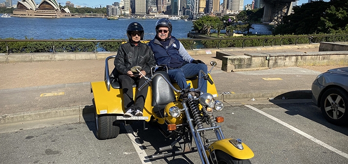 The Sydney disability trike tour was a huge success. Our passengers loved the experience and seeing the sights of Sydney - the fun way!