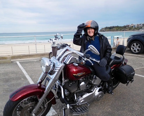 Dine & Discover Harley tour, Sydney Australia.