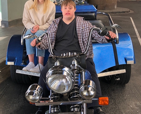 The Down Syndrome birthday gift was for Greg's 30th birthday. He loved it! Sydney Australia.