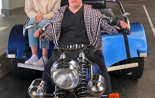 The Down Syndrome birthday gift was for Greg's 30th birthday. He loved it! Sydney Australia.