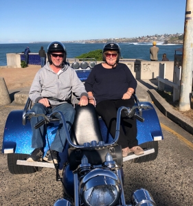 The Eastern Panorama tour gift was a huge success. A Chopper 4 trike tour around Sydney Australia.