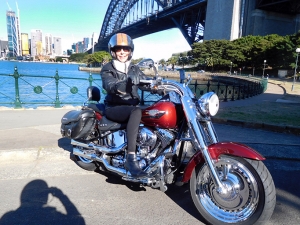 The Harley moll bucket list was a big tick! Sydney Australia.