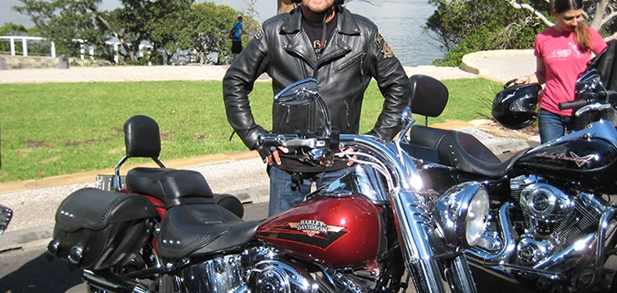 A Harley tour over 3 bridges of Sydney Australia. ANZAC Bridge, Sydney Harbour Bridge and Gladesville Bridge, plus some smaller ones.