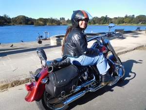 The surprise 18th birthday Harley ride was a huge success. Sydney Australia.