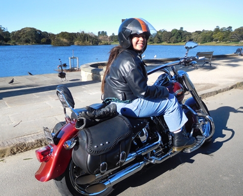 The surprise 18th birthday Harley ride was a huge success. Sydney Australia.