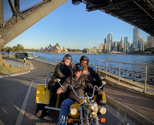 A Sydney trike tour for a birthday present.
