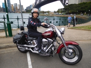 Explore Sydney Harley ride, a fun way to see the sights.