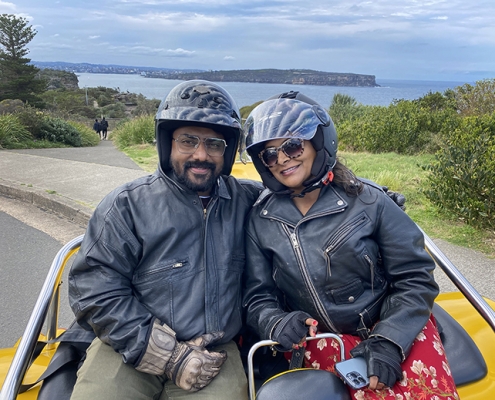 The last minute trike tour was a huge success. Waiting to fly home, they decided to do a trike tour around the eastern suburbs of Sydney. Including Bondi Beach, Watsons Bay and Bronte Beach.