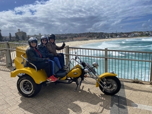 The Fathers Day trike tour on the Chopper 4 trike was a huge success. Sydney Australia.