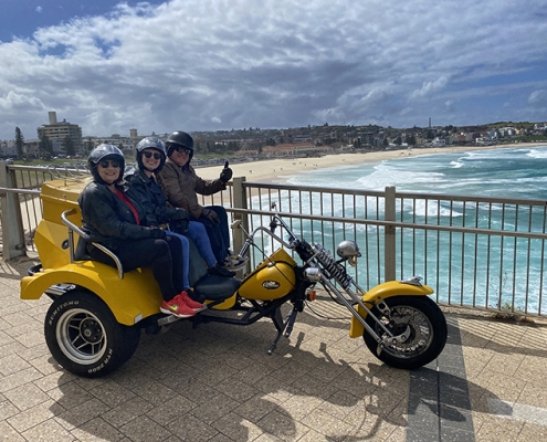The Fathers Day trike tour on the Chopper 4 trike was a huge success. Sydney Australia.