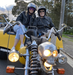 The trike ride birthday gift was a huge success. Sydney Australia.
