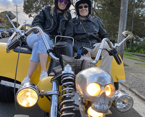 The trike ride birthday gift was a huge success. Sydney Australia.