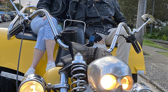 The trike ride birthday gift was a huge success. Sydney Australia.