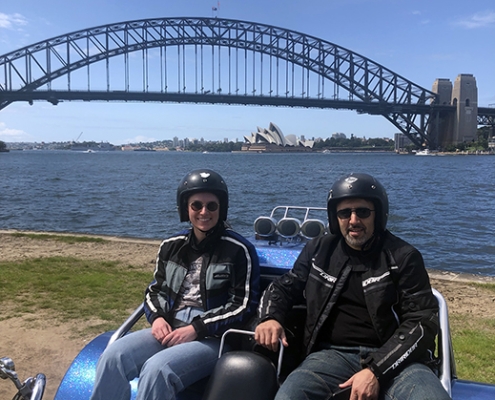 The birthday present trike tour was a fun way to see Sydney Australia.