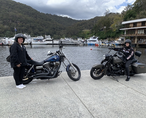 The Harley joyride was such a lot of fun. North west of Sydney Australia.