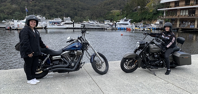 The Harley joyride was such a lot of fun. North west of Sydney Australia.